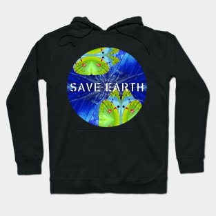 Save Earth Global Warming Climate Change Go Green Earth Day Hoodie